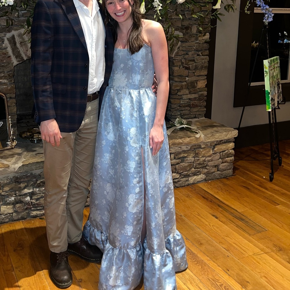 V. Chapman Windsor Denim Blue Charlotte Dress